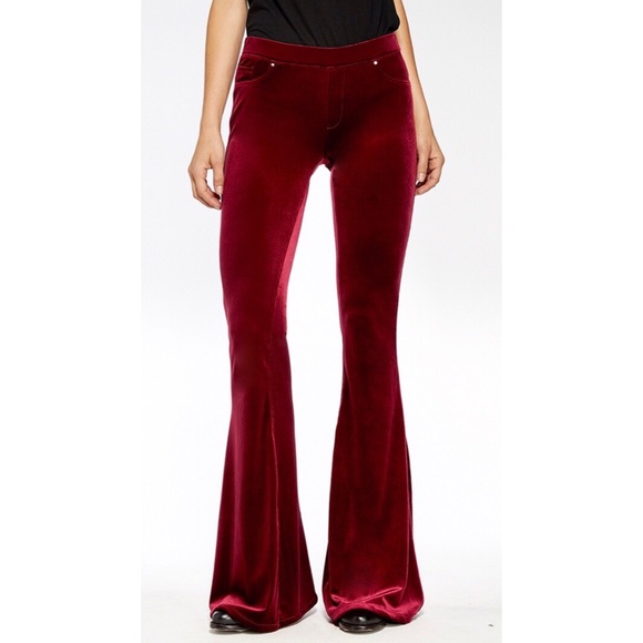 blank nyc velvet flare pants